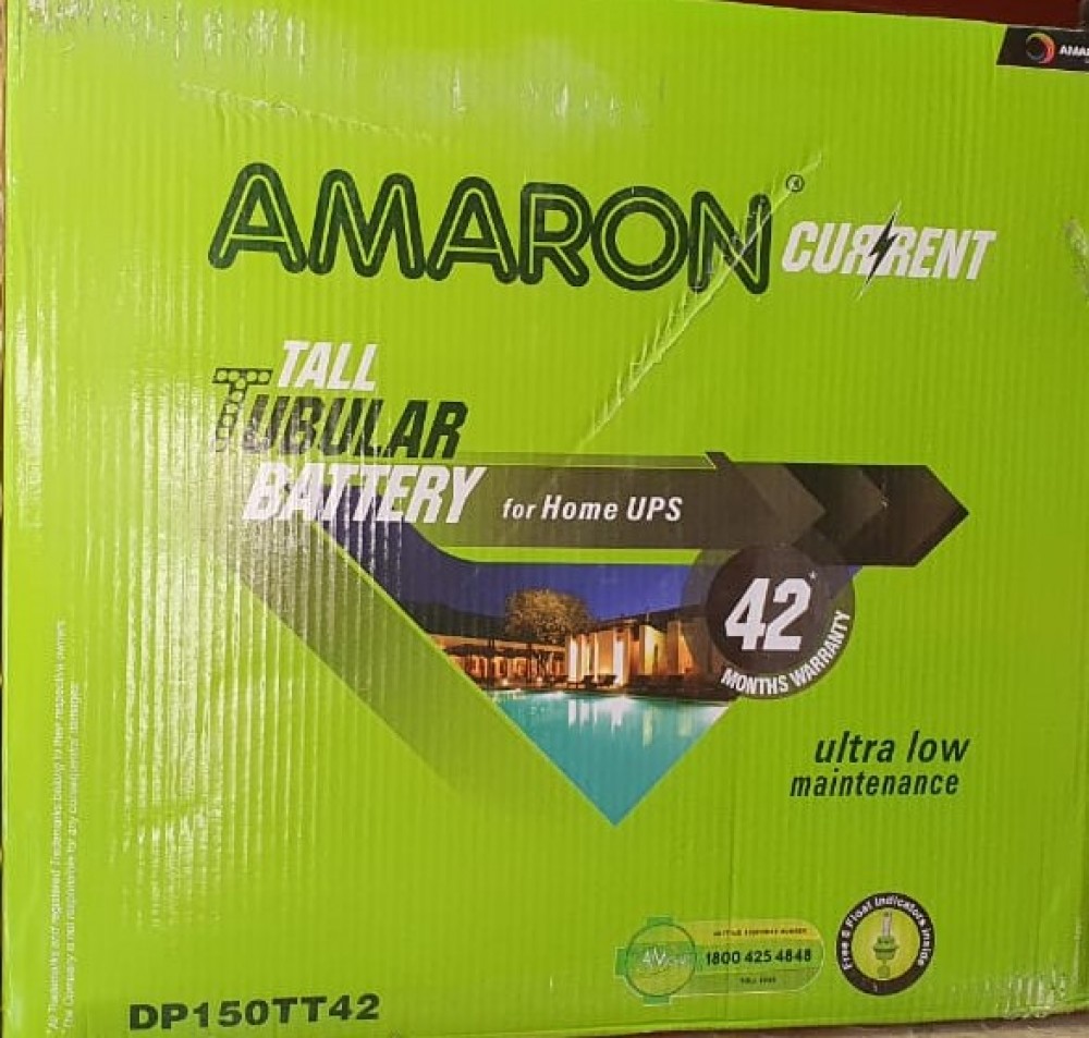 Amaron Tall Tubular Inverter Battery (Amaron-CR-DP150TT42-150AH)
